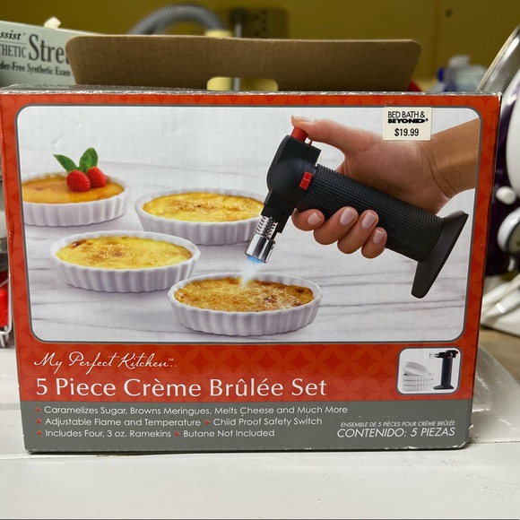 Kitchen New In Box 5 Piece Crme Brle Set Torch With 4 Ramekins Poshmark